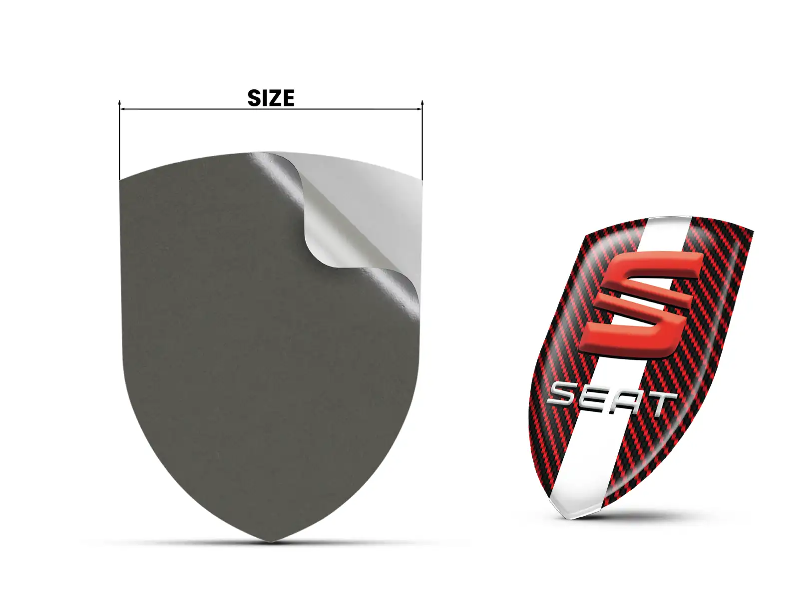 Seat Étiquette Auto-Adhésive Pro Max Résistante Stylé Design